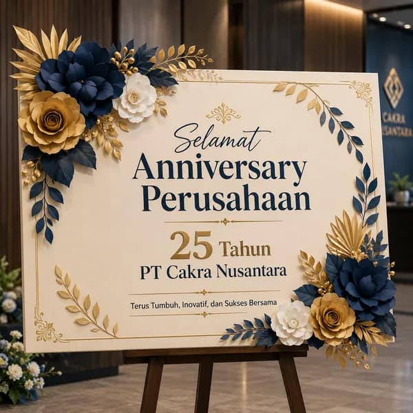 Anniversary Perusahaan — 25 Tahun